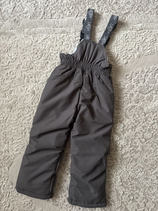 Зимовий дитячий мембранний термо  комбінезон на дівчинку 86-110