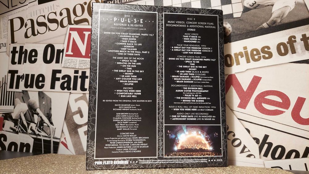 Pink Floyd - P.U.L.S.E. Restored & Re-Edited Koncert Live 2x Blu-ray