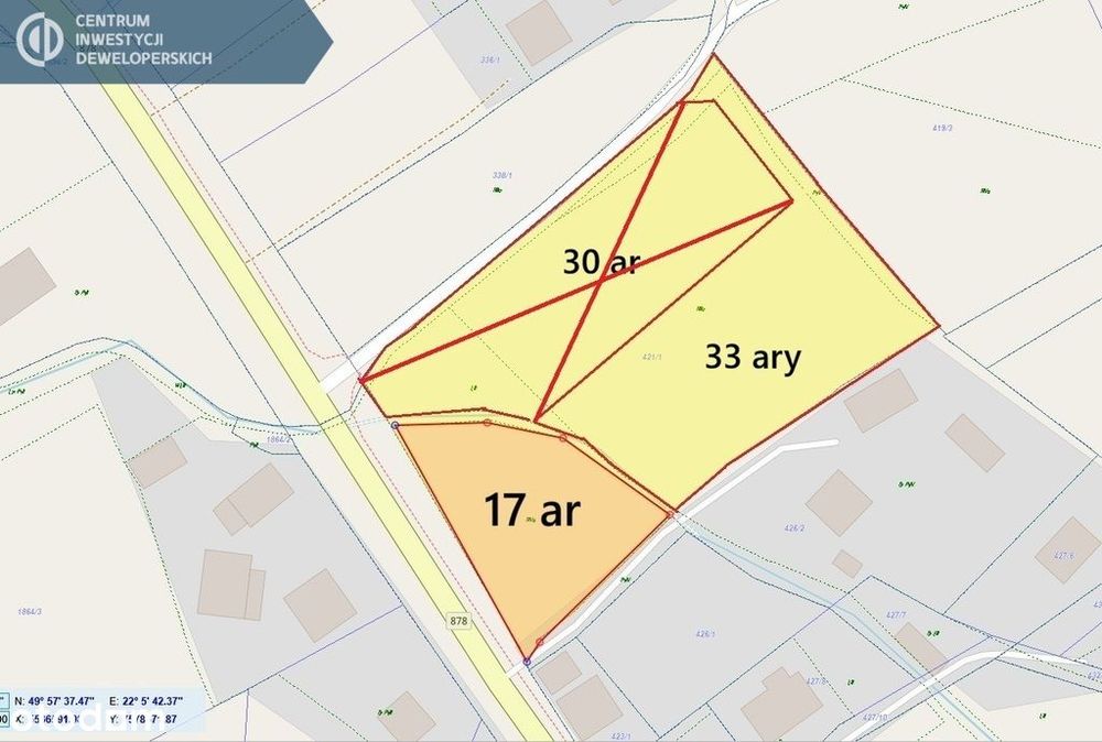 17-50 ar działka budowlana | Media | DW878 - Widok 2