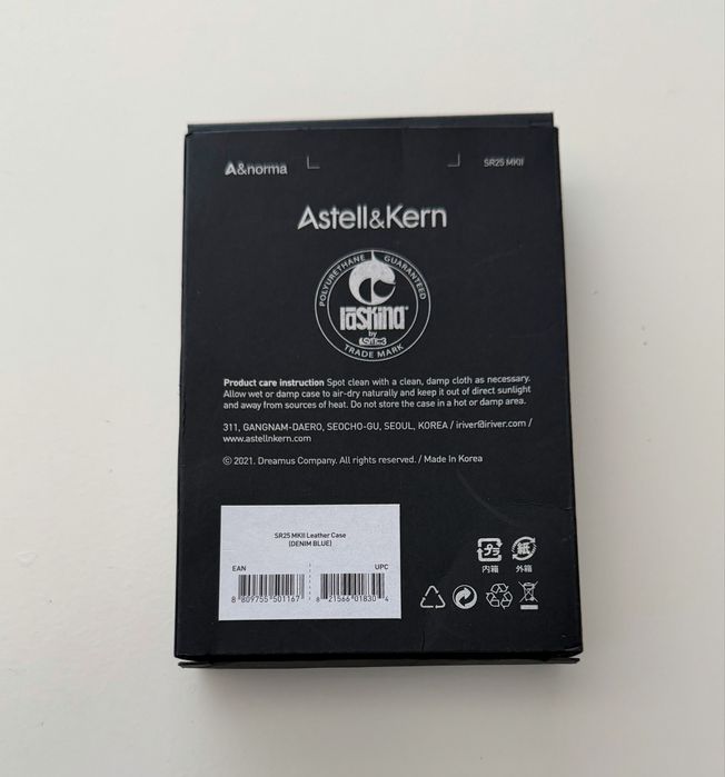 Astell&Kern SR25 MK2 capa de couro azul