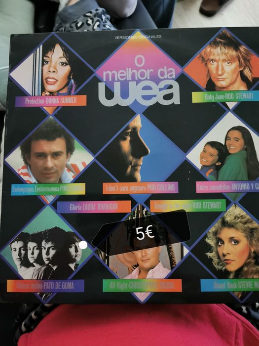 Variados discos de vinyl