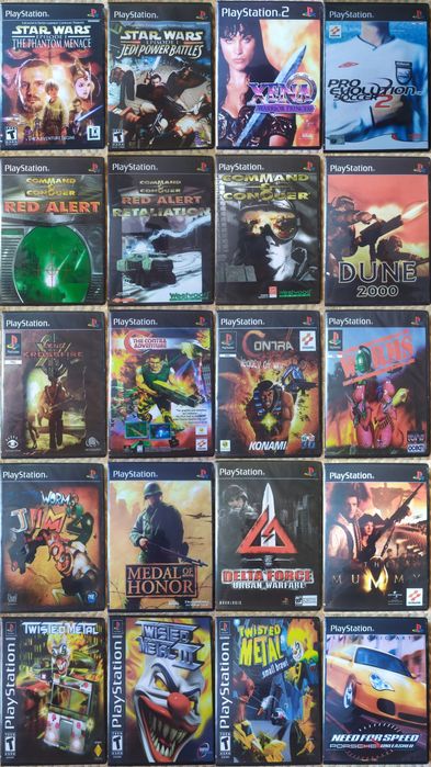 Нові Диски з іграми для Sony Playstation 1/PSone/PS1/ПС1/ps1/ps2.