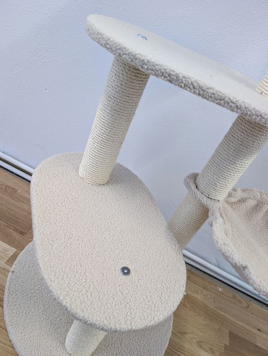 TIAKI Drapak dla Kota Shearly 71x49x103cm Beżowy ŚREDNIEJ WIELKOŚCI ZW
