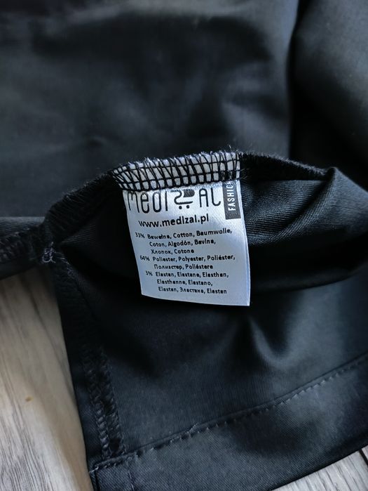 Czarna bluza scrubs odzież medyczna damska Medizal