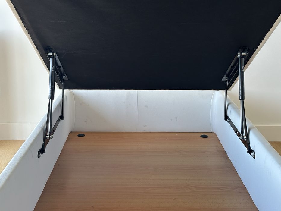 Sommier com arrumação Bedline 0.9x2m