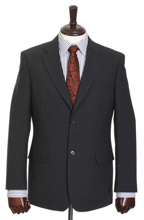 SORANO elegancka grafitowa marynarka 43% wełna dziewicza strecz r. 48