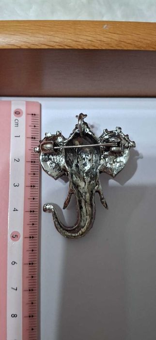 Broszka słonik, urocza, nowa ok 5 cm