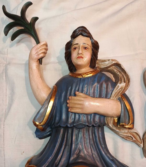 Par Serafins Madeira Parede Século XVIII
