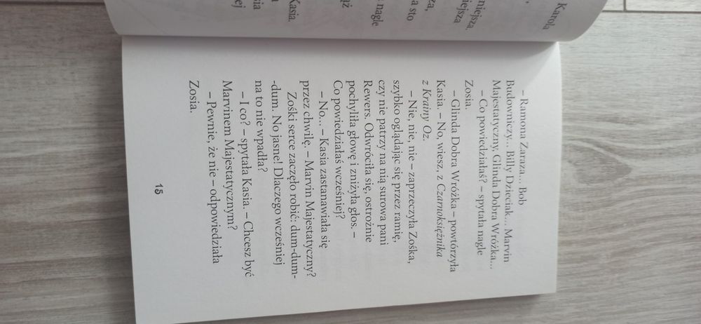 Książka Zośka wspaniała.