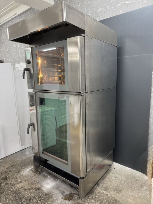 Пароконвектомат пекарська піч Wiesheu B8-E2 + B4-E2 з рекуператором