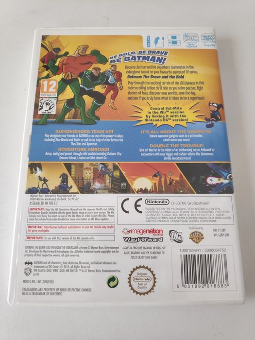 Batman The Brave and The Bold Wii