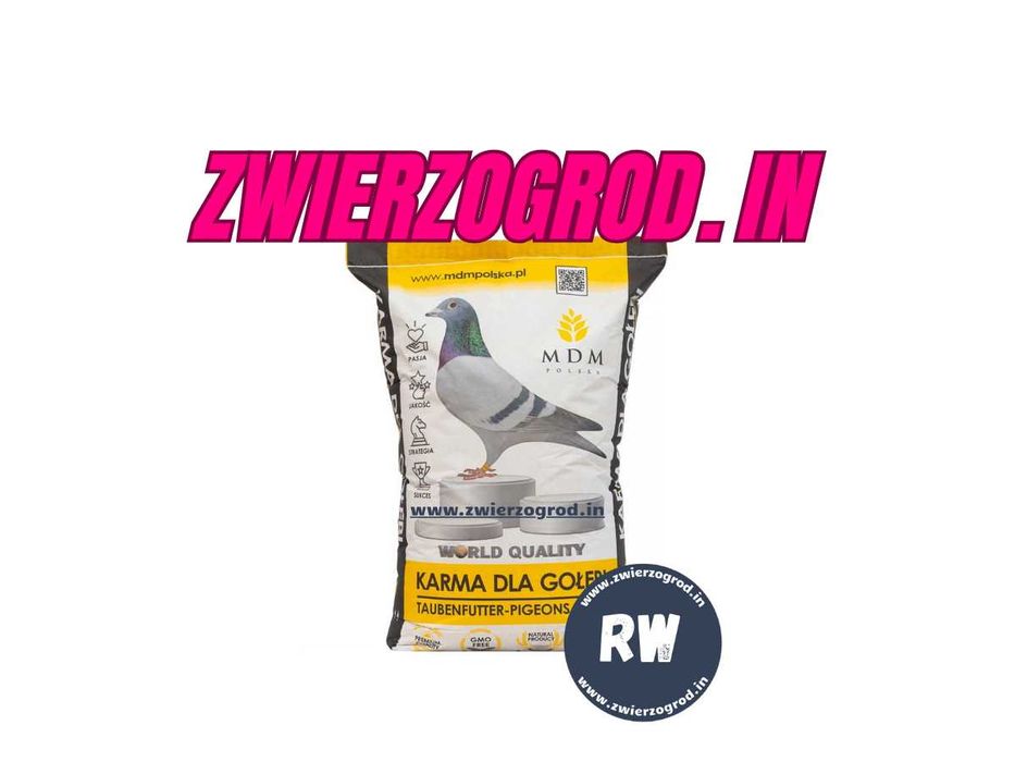 MDM RW ROZPŁODOWA wysokobiałkowa karma dla gołębi pocztowych 25kg 85zł
