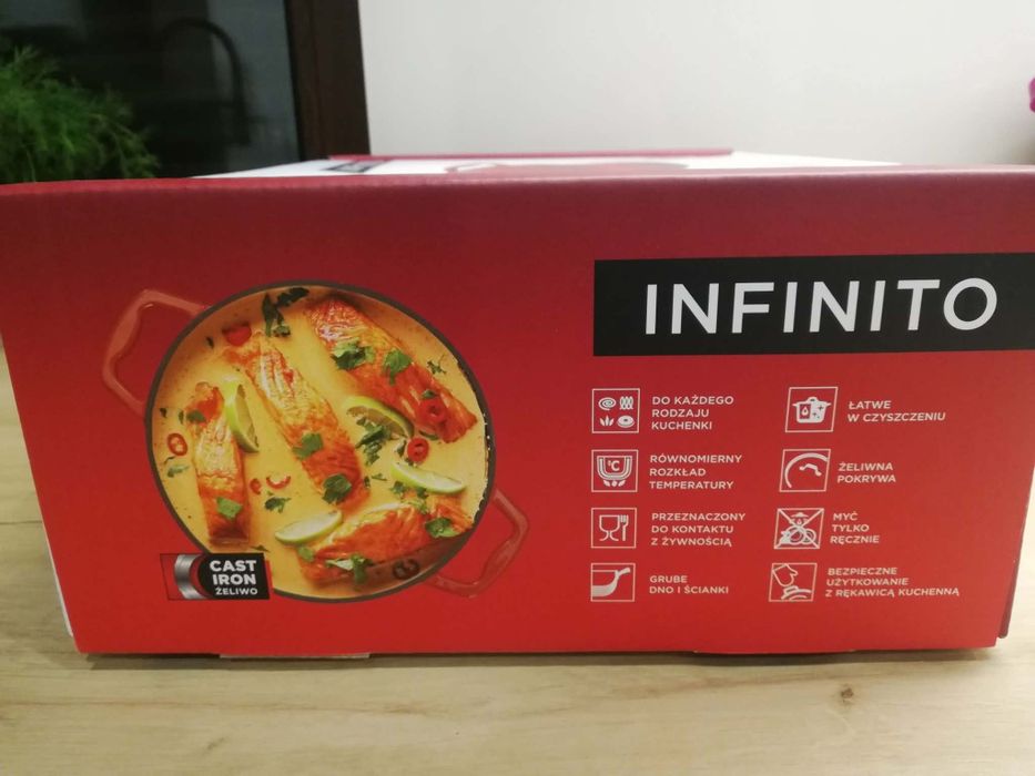 Garnek żeliwny MG home infinito,  indukcja