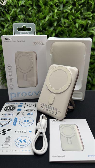 Портативная Батарея павербанк Proove Knight 20W 10000mAh beige