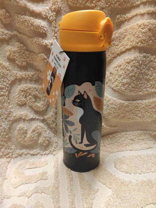 Nowy kubek termiczny kot kotek 450ml MPM