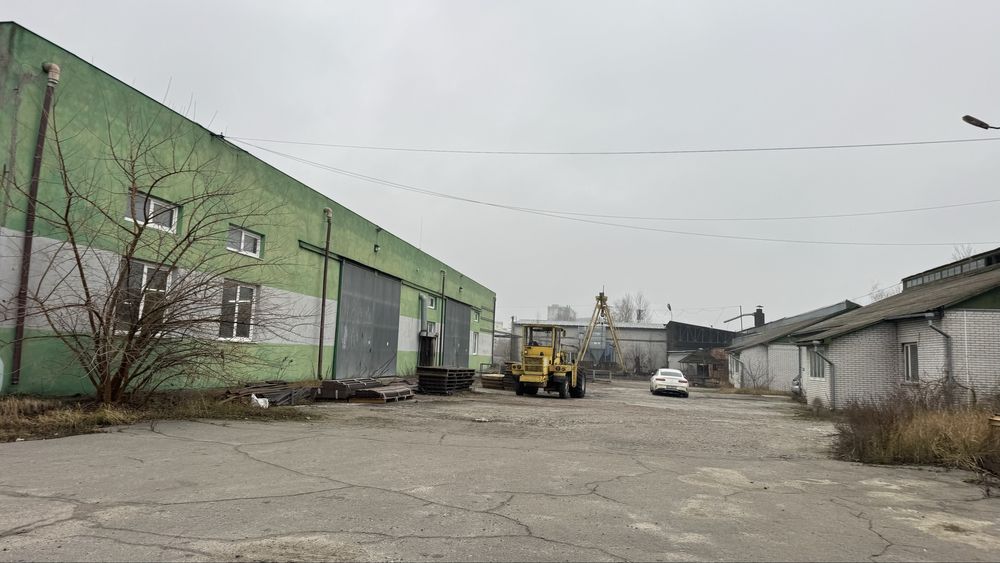 Індустріальний комплекс 1,31га 4000м2 Склади в м. Обухів | Пилорама