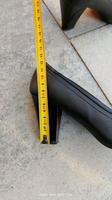 Buty czarne damskie r.39