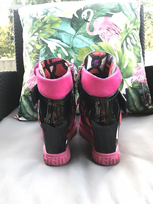 BALDININI buty sneakersy koturn sportowe włoskie casadei marant