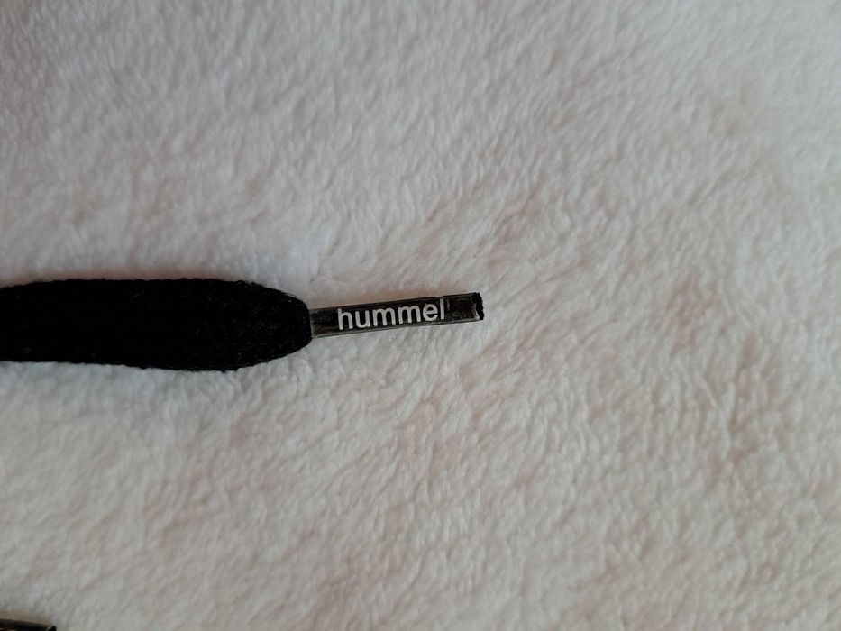 Spodnie dresowe śliskie męskie czarne roz. 176 hummel