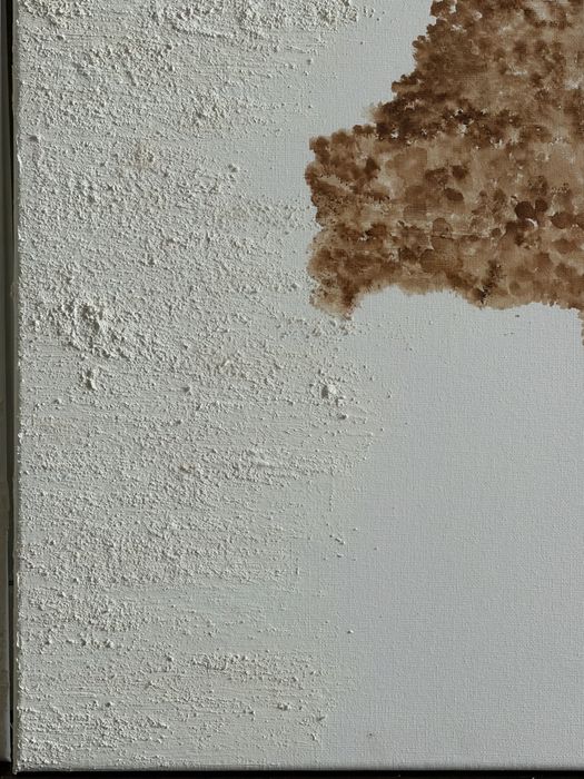 Telas com textura branco e castanho