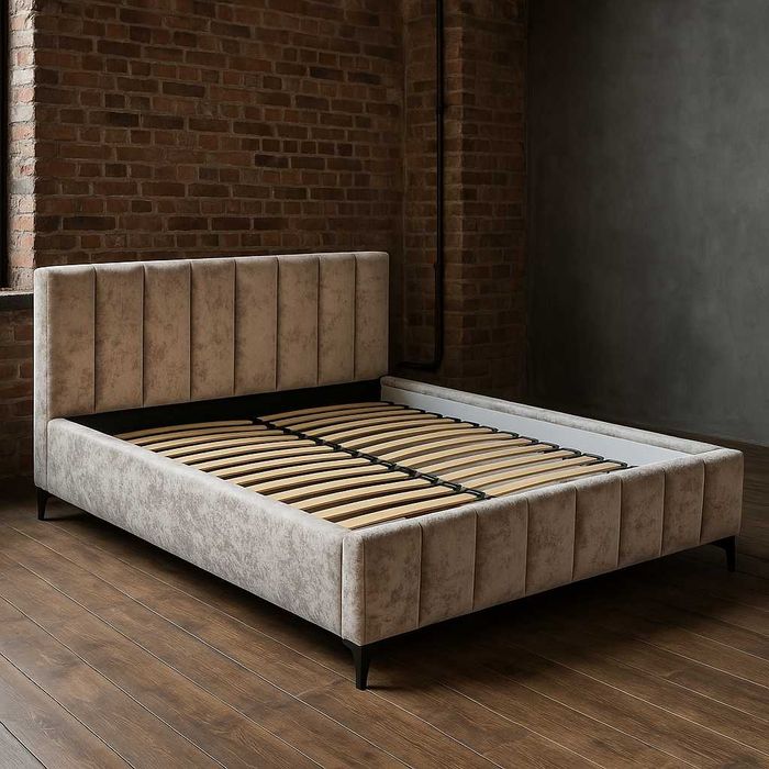 Łóżko tapicerowane sypialniane pojemnik stelaż 160x200 producent Viva