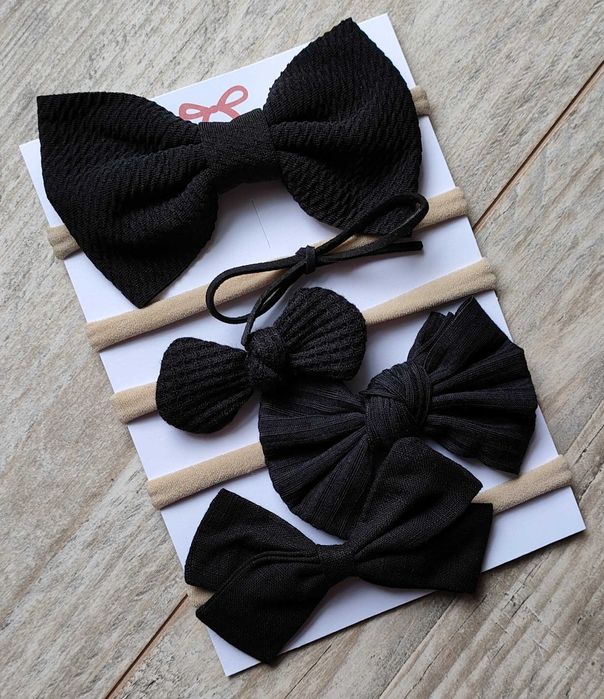 Opaski bezuciskowe dla noworodków niemowląt i starszych dziewczynek