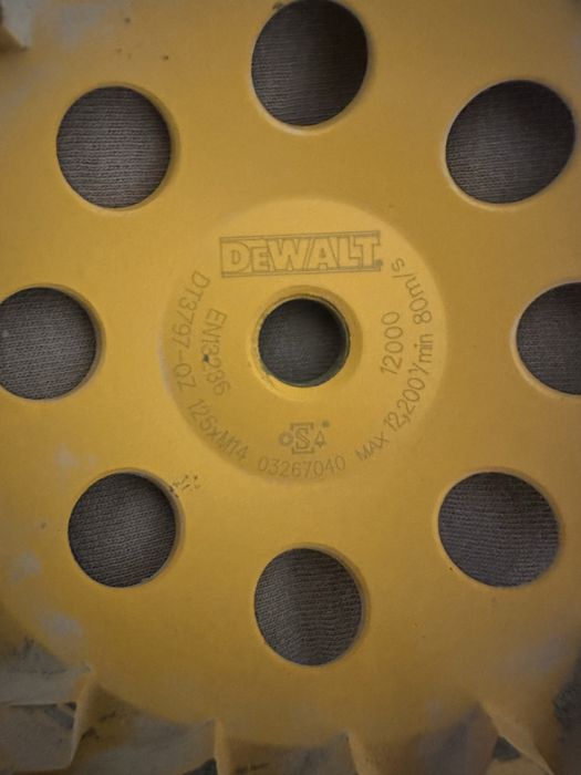 Tarcza dewalt do betonu