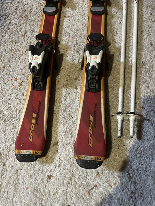 Narty  Dynastar 110 cm + kijki