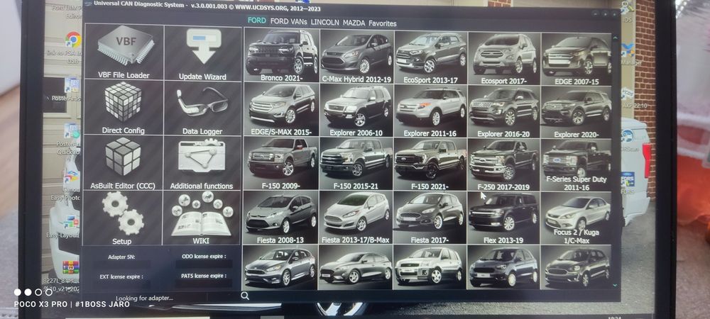UCDS V5 +FORD Dealer FJDS FLASH+ FDRS z LICENCJĄ 365 dni - Mazda Oem Usb Wi-Fi