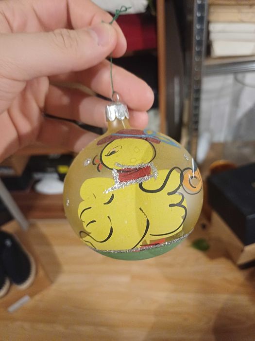 Bombka PRL kaczka