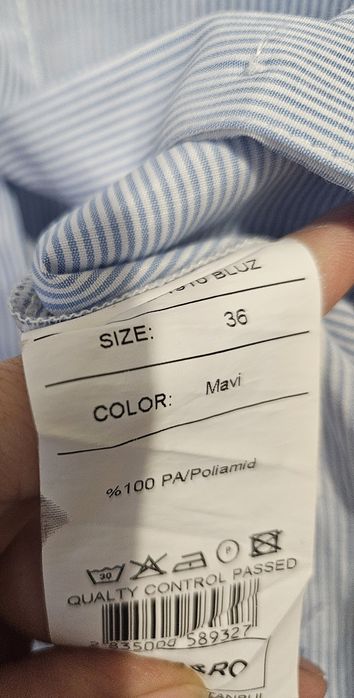 Błękitna niebieska koszula Reva & Ro