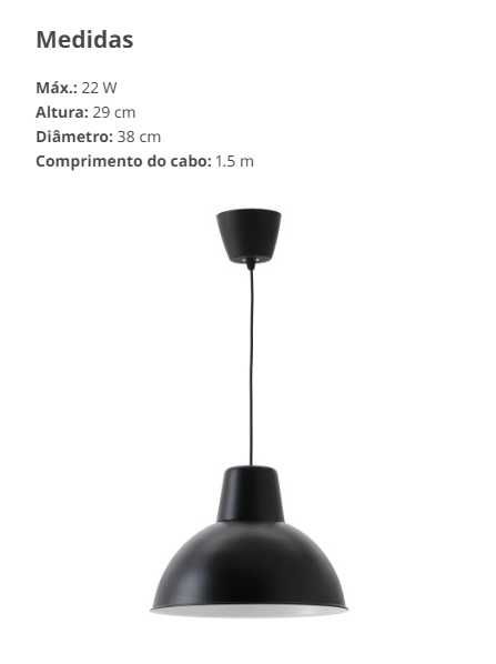 Candeeiro suspenso434814712640983043