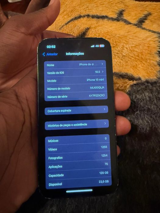 Iphone 13 mini azul escuro
