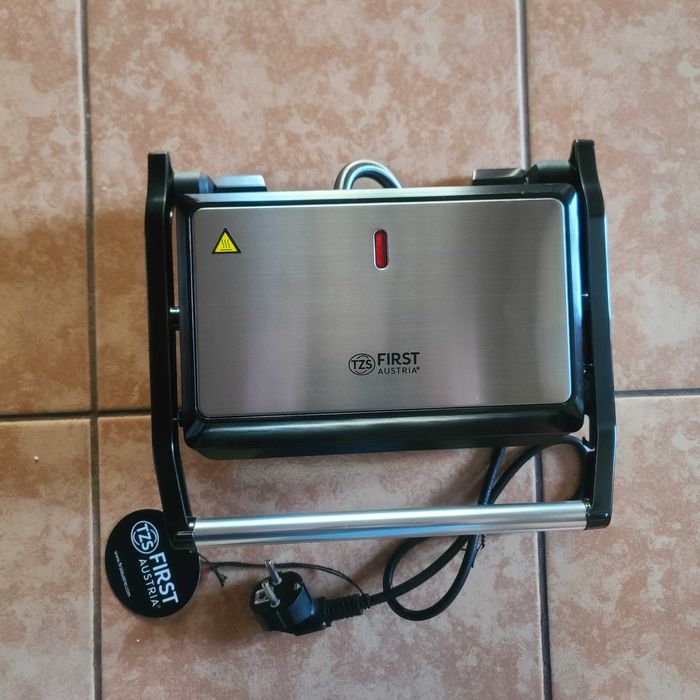 Електрогриль First FA-5343-4 Австрія 700Вт настільний притискний супер