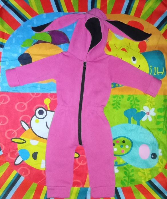 Флісовий ромпер з капюшоном «Таткова копія»