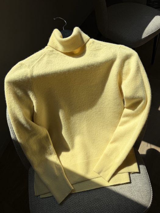 Кашемір + вовна светр гольф xs massimo dutti  стиль old money