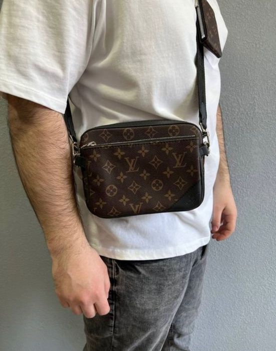 Torba ramie saszetka listonoszka Louis Vuitton, Gucci Armani LV meski