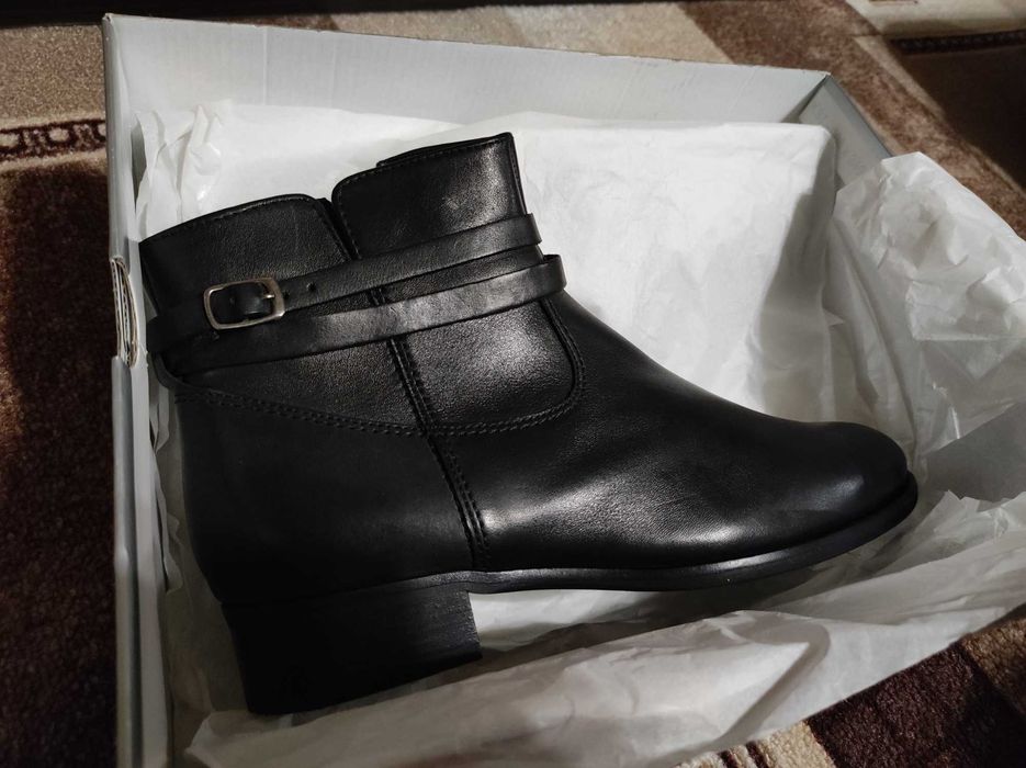 Жіночі осінні чоботи 38-39 натуральна шкіра, женские осенние сапоги