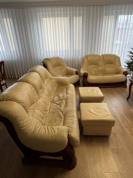 Meble wypoczynkowe skórzane