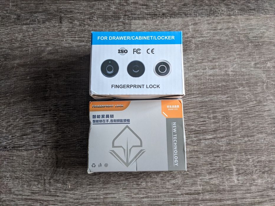 Смарт замок с отпечатком пальца.