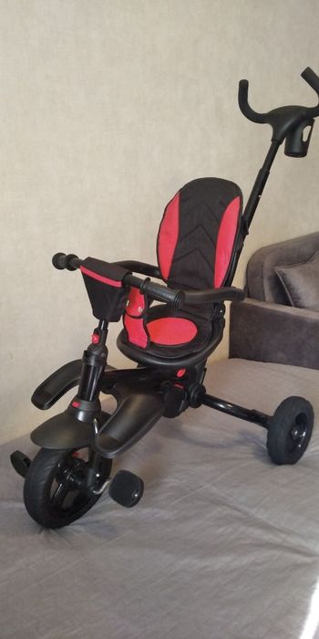 Дитячий триколісний велосипед Tilly Flip T-390 Red складний
