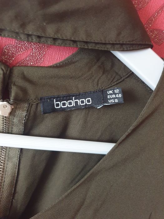 Блуза блузка рубашка жіноча boohoo М L 40 хакі