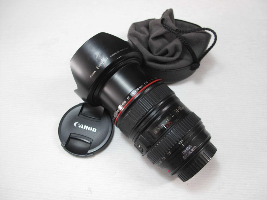Canon 24-105 L IS tudo excelente condição como se pode ver nas fotos