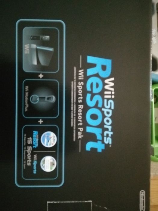 Wii da Nintendo, com vários acessórios