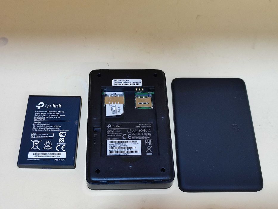 Tp-Link M7350 Ver: 6.20 Router 4G Hotspot