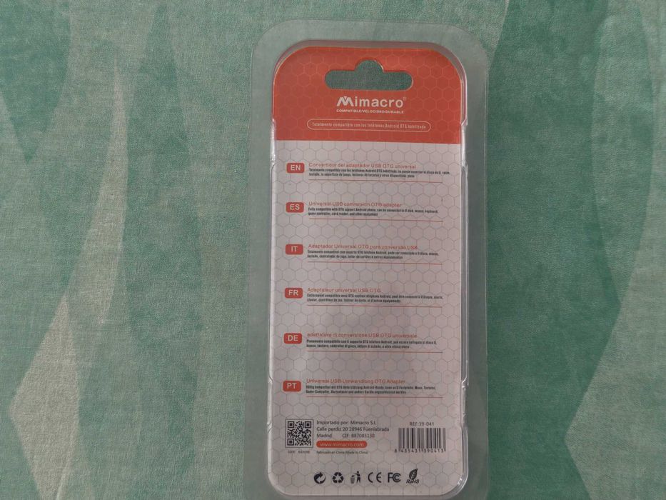 Adaptador Micro USB Para USB