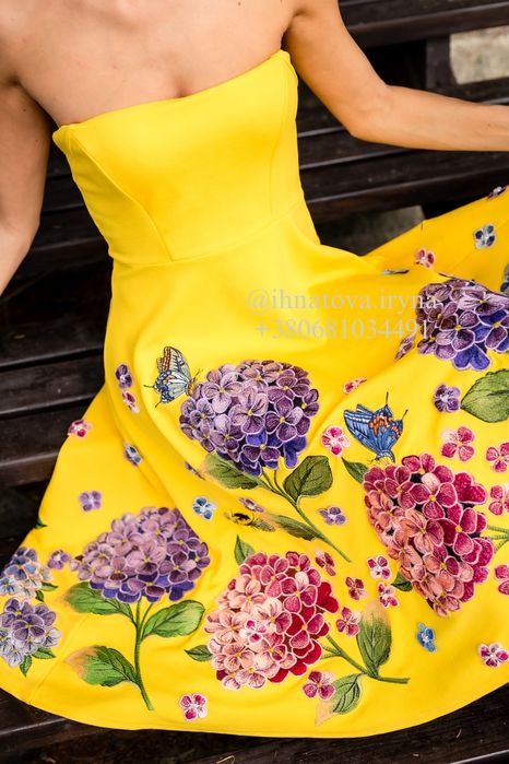 Дизайн вишивки Гортензія для вишивальних машин