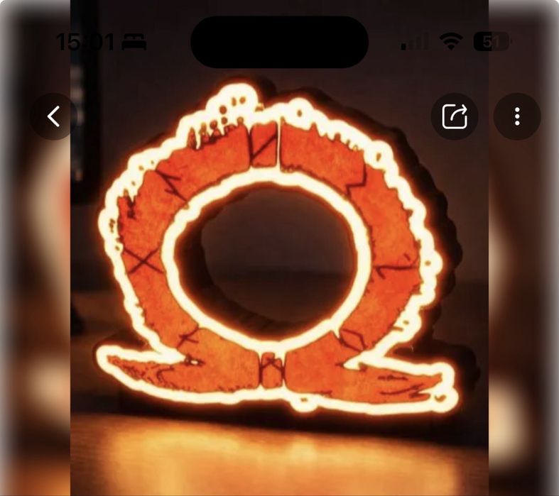Luminária God of War