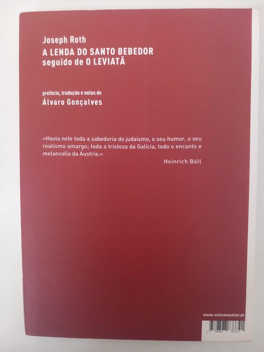 A lenda do santo bebedor - Joseph Roth