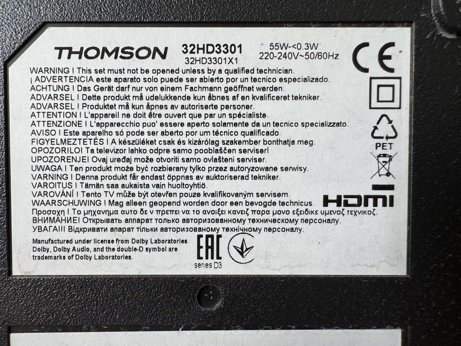 Telewizor Thomson 32”